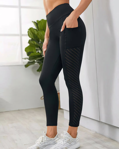 Evelyn Pocket Leggings - Black