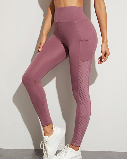 Evelyn Pocket Leggings - Pink