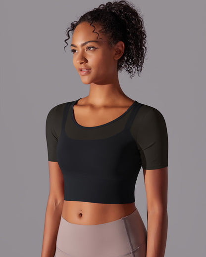 Faye Crop Top - Black