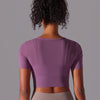 Faye Crop Top - Purple