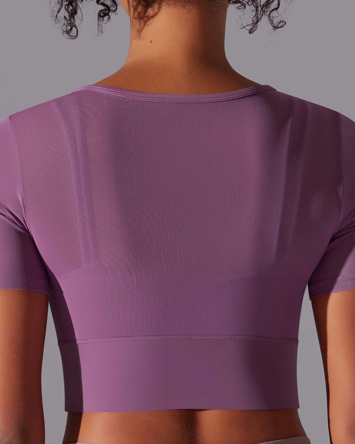 Faye Crop Top - Purple