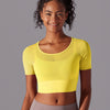 Faye Crop Top - Yellow