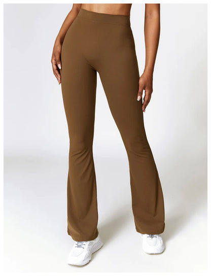 Flared_Leggings_Brown