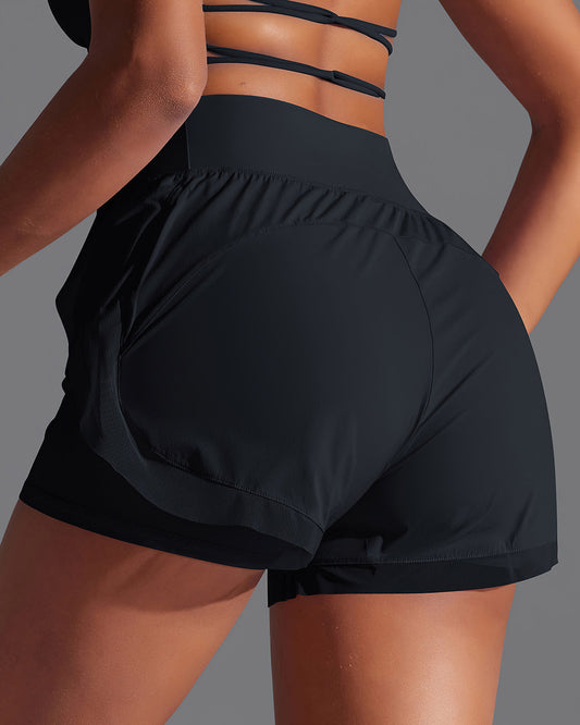 Gemma Active Shorts - Black