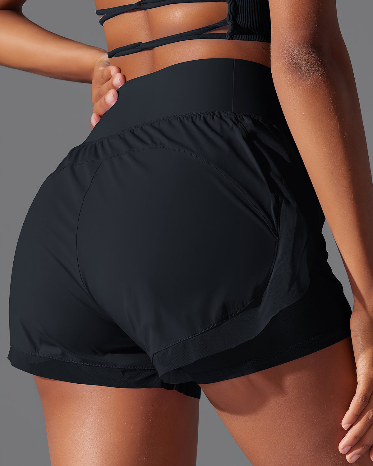 Gemma Active Shorts - Black