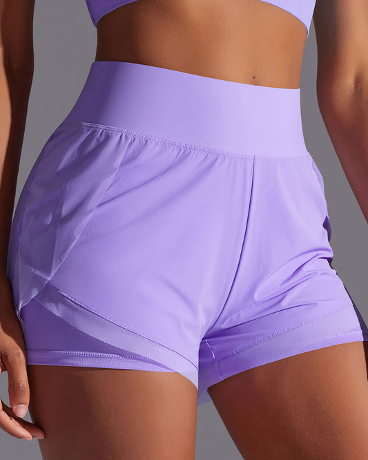 Gemma Active Shorts - Purple