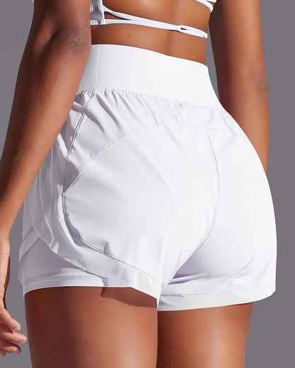 Gemma Active Shorts - White