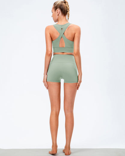 Genevieve Shorts - Light Green