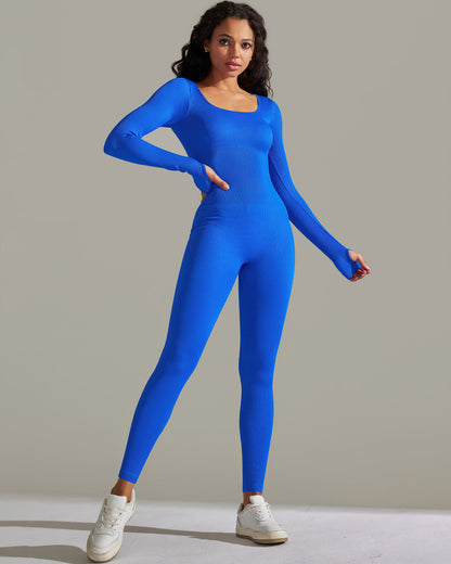 Gia Seamless Jumpsuit - Royal Blue