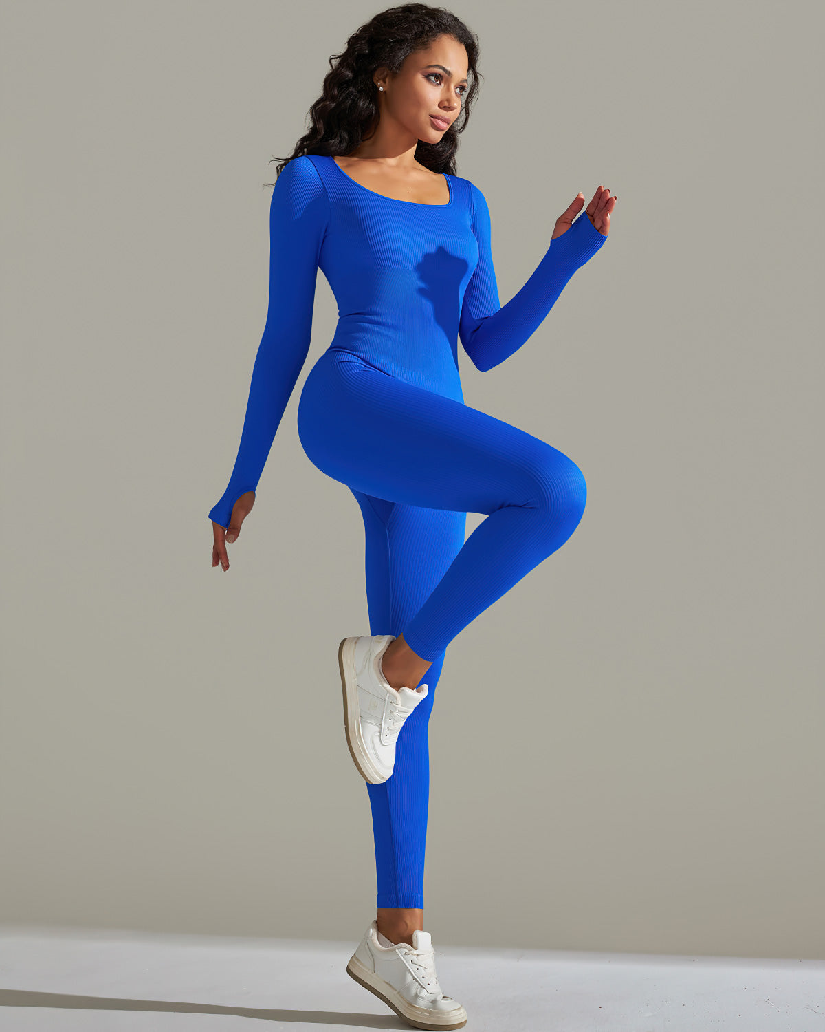 Gia Seamless Jumpsuit - Royal Blue