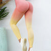 Gianna Seamless Leggings - Pink & Yellow