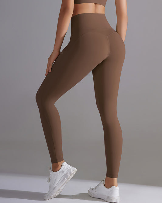 Giselle Seamless Leggings - Brown