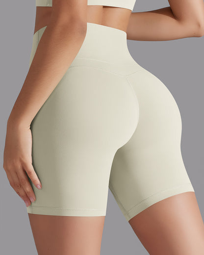 Giselle Seamless Shorts - Beige