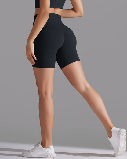 Giselle Seamless Shorts - Black