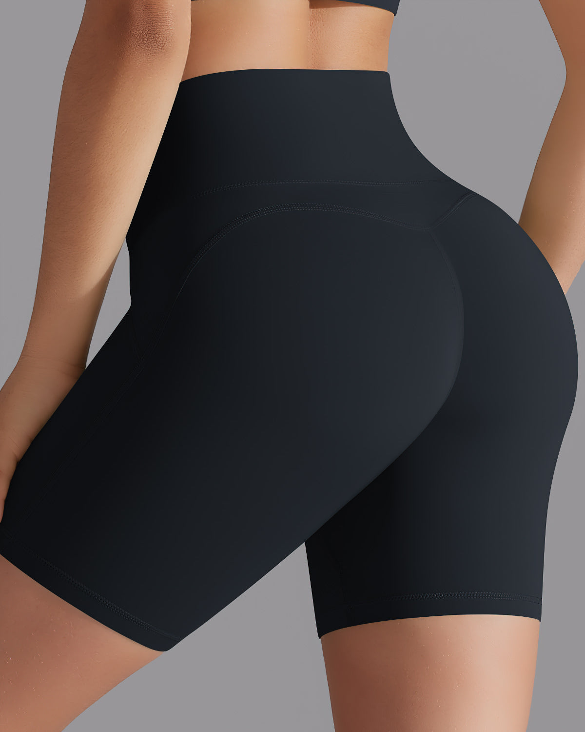 Giselle Seamless Shorts - Black