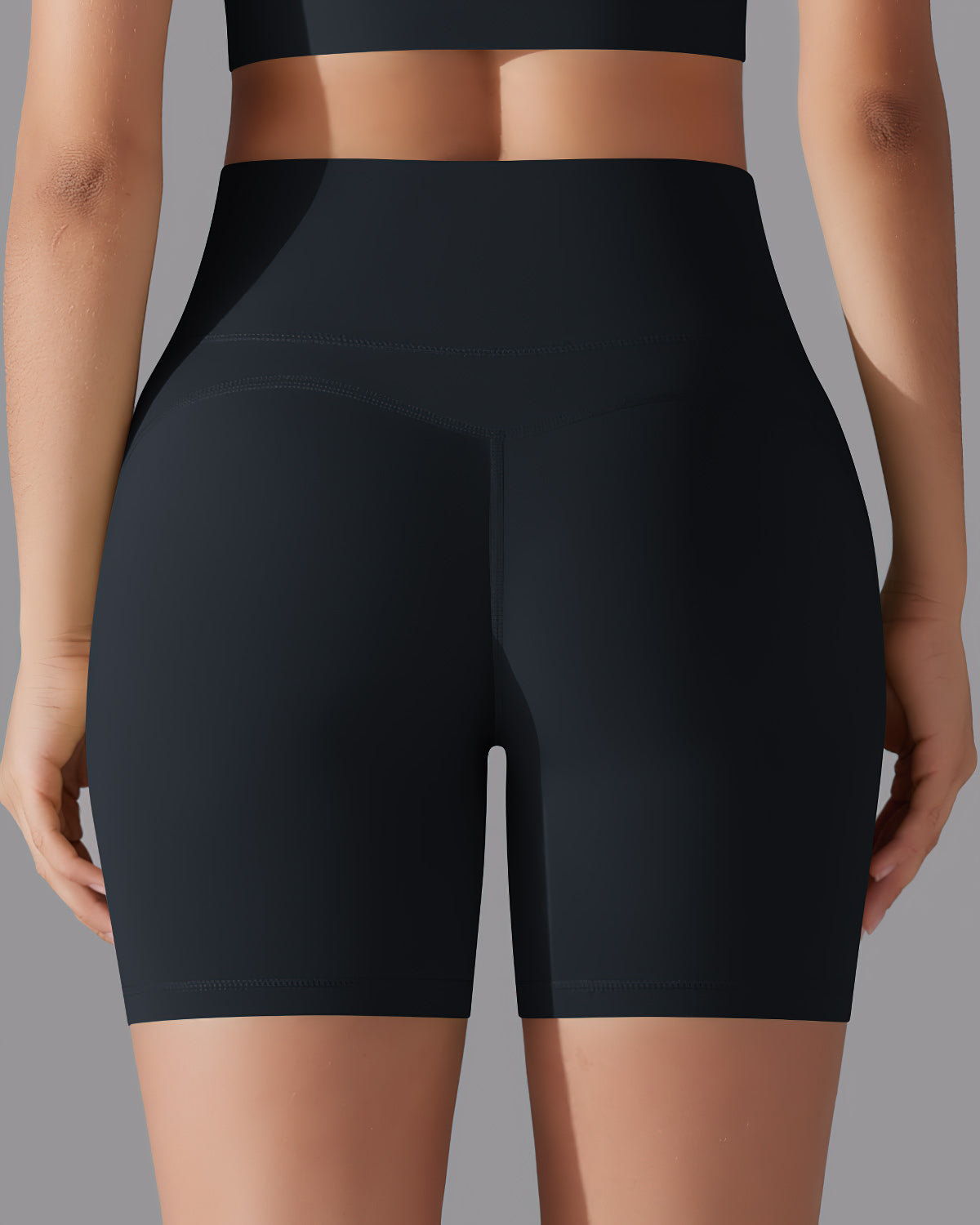 Giselle Seamless Shorts - Black