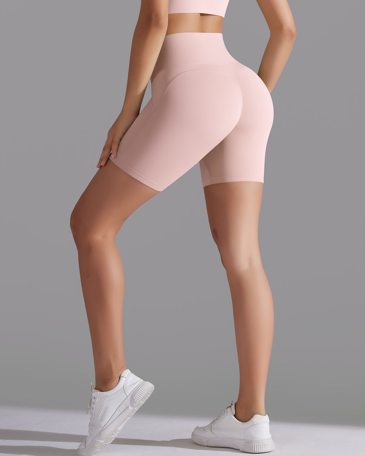 Giselle Seamless Shorts - Blush Pink