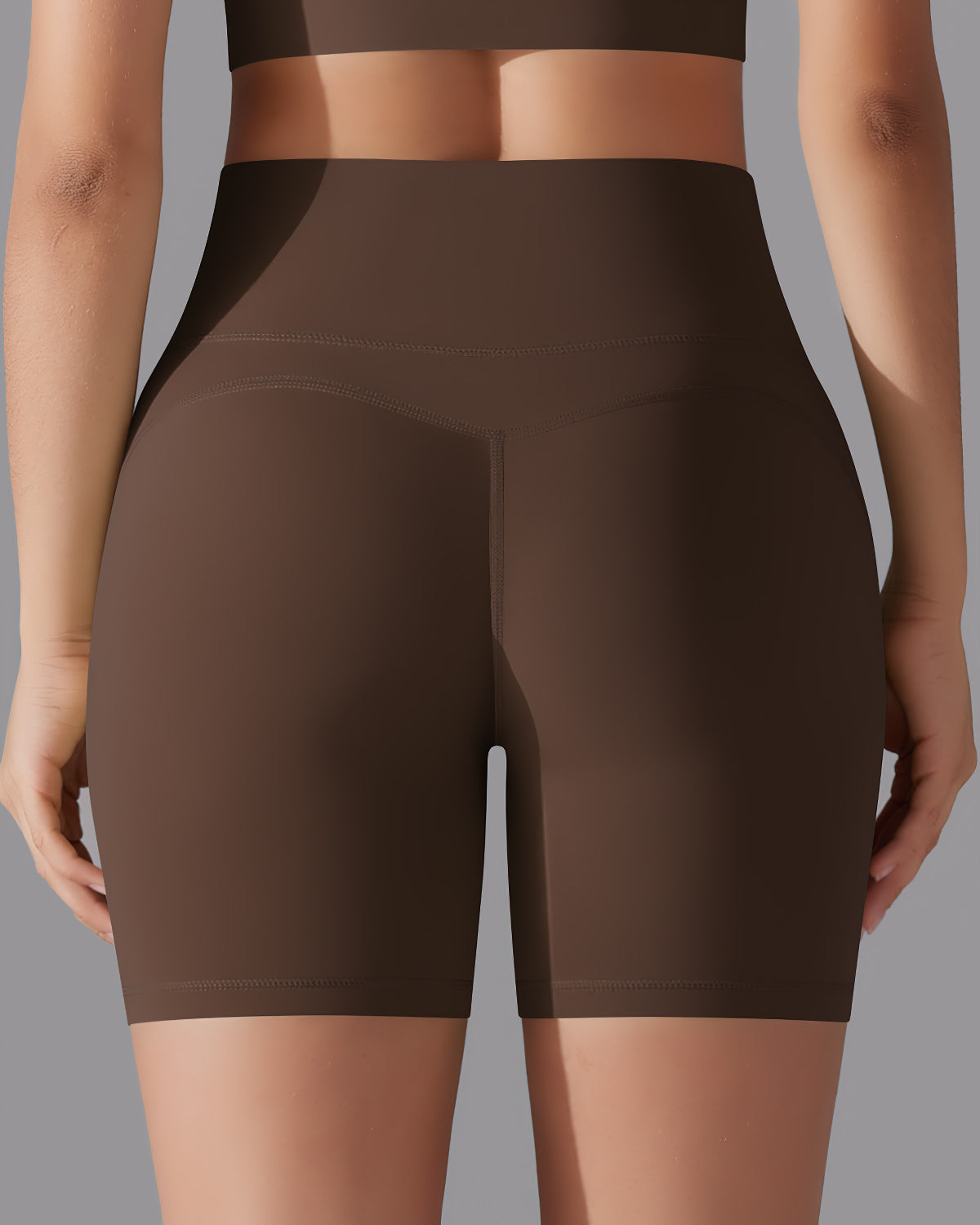 Giselle Seamless Shorts - Brown