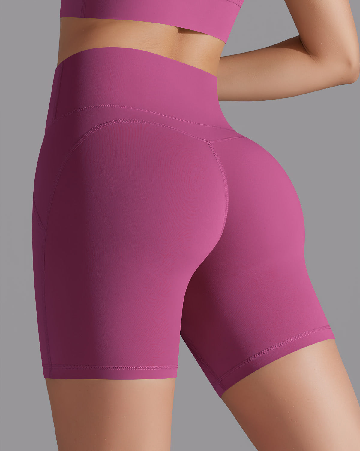 Giselle Seamless Shorts - Fuchsia