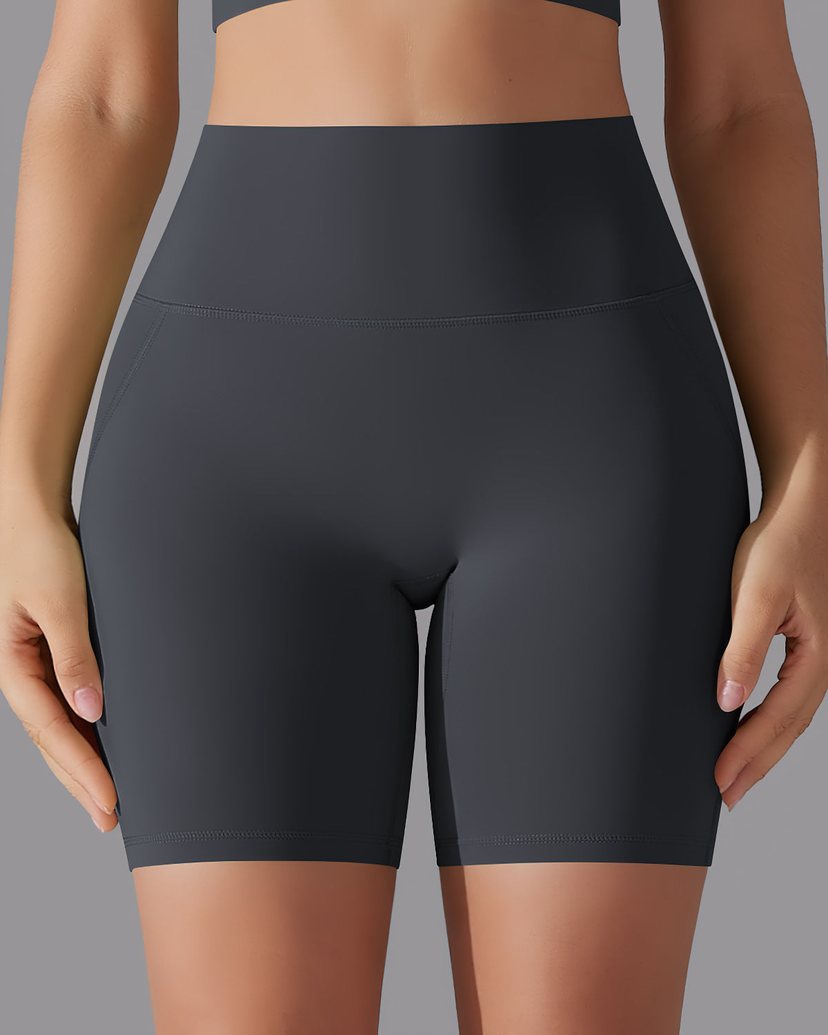 Giselle Seamless Shorts - Graphite