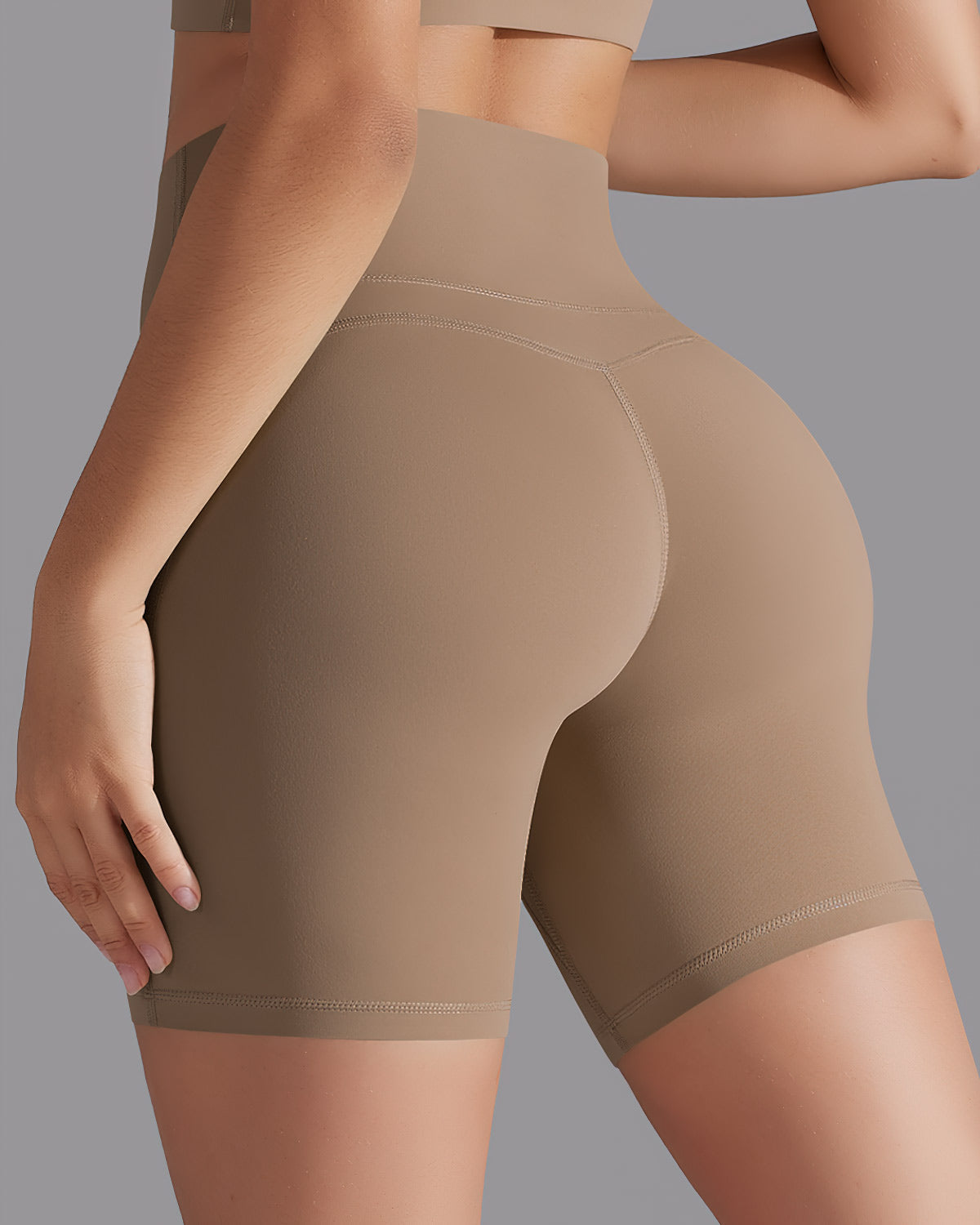 Giselle Seamless Shorts - Khaki