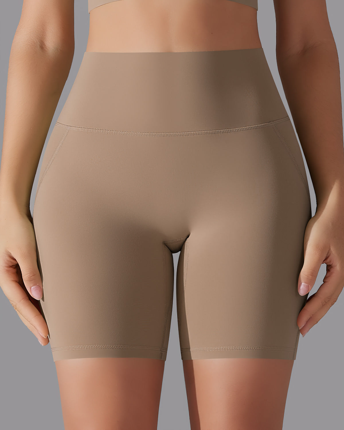 Giselle Seamless Shorts - Khaki