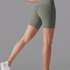 Giselle Seamless Shorts - Olive Gray