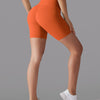 Giselle Seamless Shorts - Orange