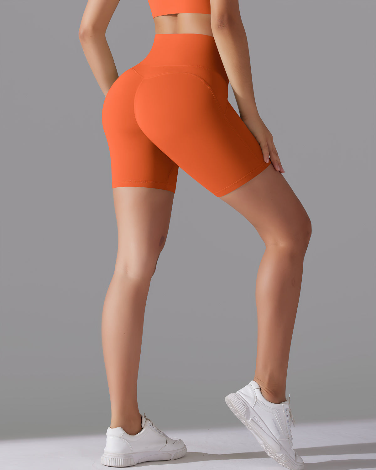 Giselle Seamless Shorts - Orange