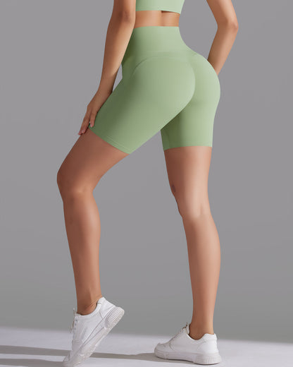 Giselle Seamless Shorts - Sage Green