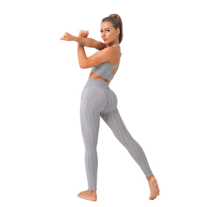 Booty Lifting x Anti-Cellulite Pocket Leggings - Grey