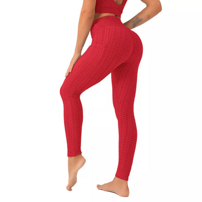 Booty Lifting x Anti-Cellulite Pocket Leggings - Red