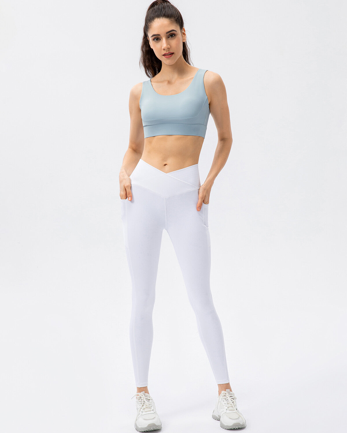 Hadley Sports Bra - Blue