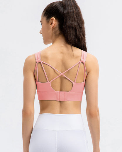 Hadley Sports Bra - Pink