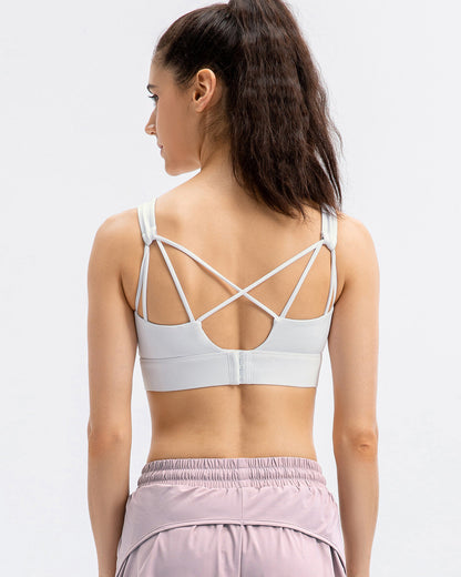 Hadley Sports Bra - White