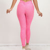 Hana Seamless Scrunch Leggings - Pink