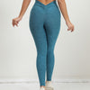 Hana Seamless Scrunch Leggings - Teal