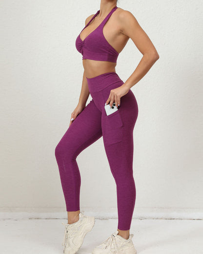 Hana Sports Bra - Purple