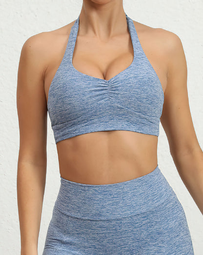 Hana Sports Bra - Slate Blue