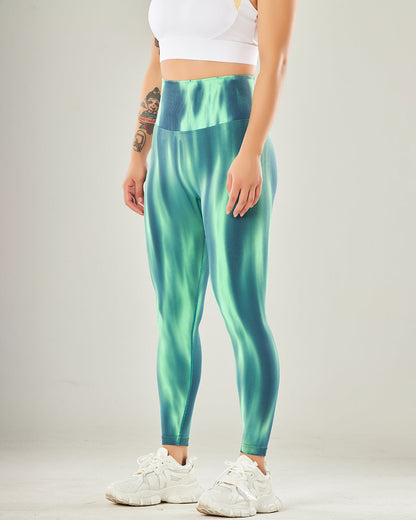 Hannah Seamless Scrunch Leggings - Green