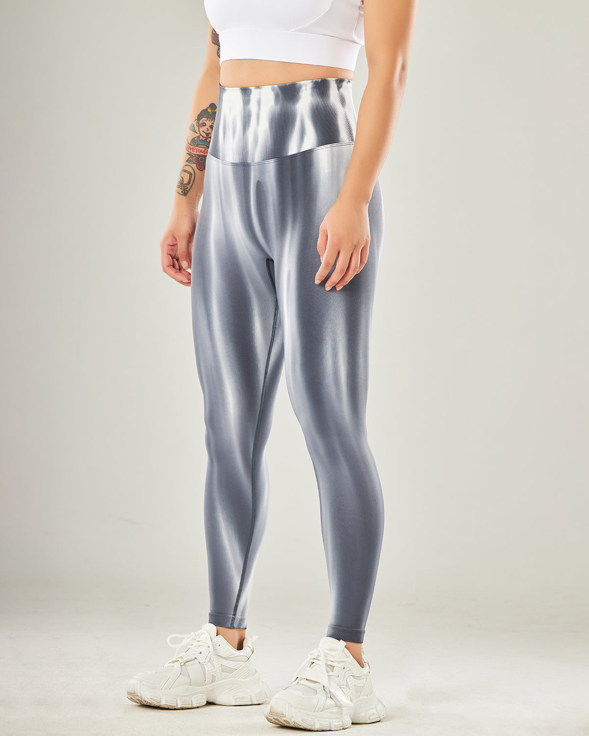 Hannah Seamless Scrunch Leggings - Grey