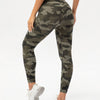 Harper Camo Leggings - Olive