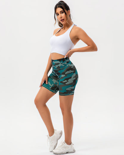 Harper Camo Shorts - Pine