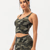 Harper Camo Sports Bra - Olive