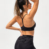 Harper Camo Y Sports Bra - Black