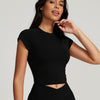 Hazel Crop Top - Black