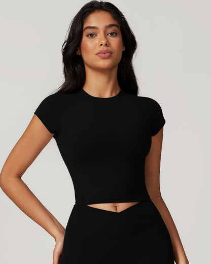 Hazel Crop Top - Black