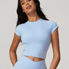 Hazel Crop Top - Blue