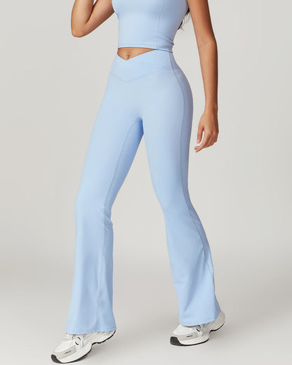 Hazel Scrunch Leggings - Blue