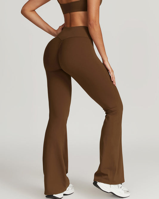 Hazel Scrunch Leggings - Brown